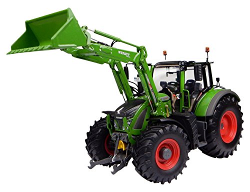 Universal Hobbies – uh4975 – uh4975 – Tractor Fendt 722 Vario con Cargador Frontal – Nuevo Verde fendt – Escala 1/32