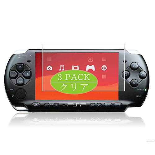 VacFun 3 Piezas Claro Protector de Pantalla, compatible con SONY PSP 3000 PSP3000, Screen Protector Película Protectora(Not Cristal Templado)