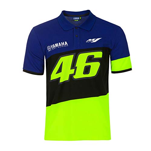 Valentino Rossi Polo Camisa VR46 MotoGP M1 Yamaha Racing Official 2020