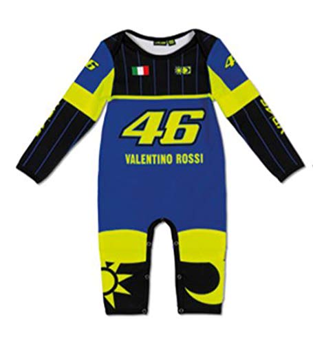 Valentino Rossi VRKOA363409002, Onesie Responder Bebé Unisex, Azul Royal, 24 Mesi