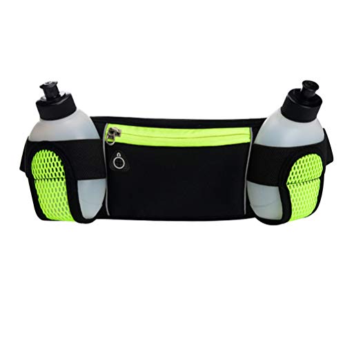 Wiivilik cinturón de hidratación y Botellas de Agua Unisex Paquete de la Cintura Operando Caldera Bolsa Ajustable Sports Pack Bolsa de Bolsas de Viaje Cinturón con 2 hervidoras