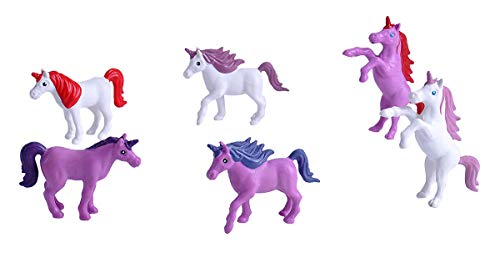 Wild Republic- Figuras de Juego Unicornios, pequeño, Cubo Adventure Bucket Mini, 10 cm, 6 Piezas, Multicolor (23149) , color/modelo surtido