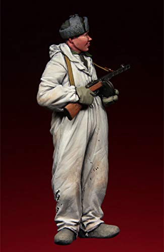 XINGCHANG Kit de Modelo de Figura de Resina 1/35 135 Figuras de Soldado Ruso One sin ensamblar sin Pintar