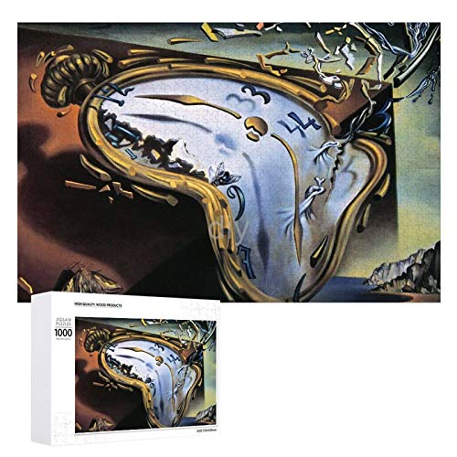 Yohoba Jigsaw Puzzle 1000 Piece Soft Watch AT The Moment of Its First Explosion Large Puzzle Game Artwork for Adults Teens for Educational Gift Home Decor (20x30inch)