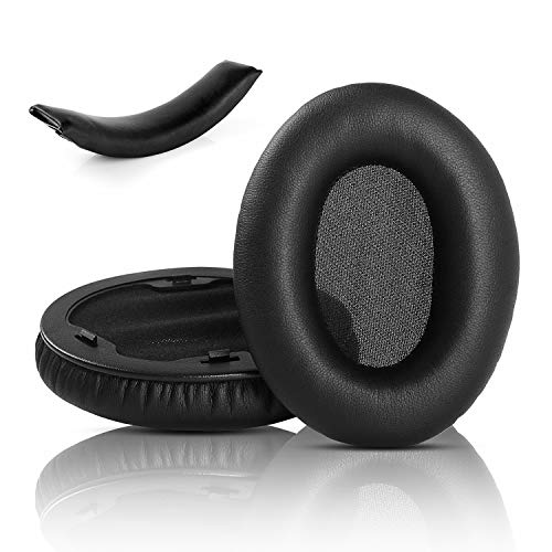 1 juego de almohadillas de cojín de reemplazo compatibles con Beats by Dr. Dre Studio 1.0, piezas de reparación para auriculares