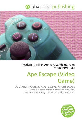 Ape Escape (Video Game): 3D Computer Graphics, Platform Game, PlayStation, Ape Escape, Analog Sticks, Playstation Portable, North America, PlayStation Network, DualShock