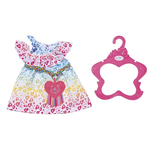 Baby Born Zapf Creation Ropa de Muñecas - Ropa de Diseñador de Moda - Arco Iris Leo Dress