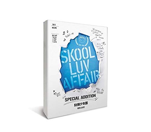 BTS Album - SKOOL LUVE AFFAIR [ SPECIAL EDITION ] CD + 2DVD + Photobook + Photocard + OFFICIAL POSTER + FREE GIFT / K-POP Sealed