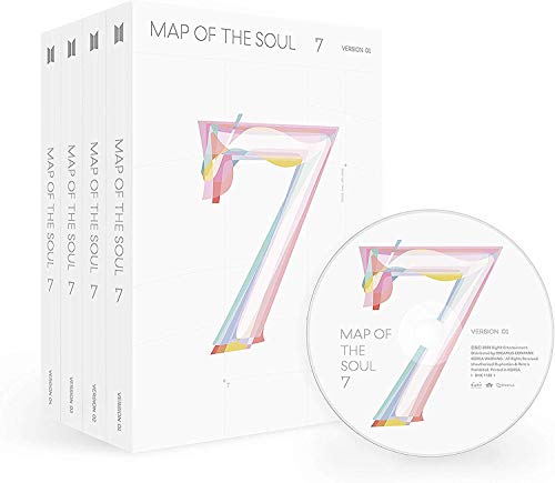 BTS Map of The Soul : 7 - [Ver.4] CD,Photobook, Folded Poster, Others with Extra Decorative Sticker Set, Photocard Set