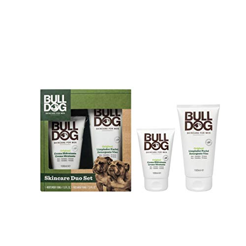 Bulldog Cuidado Facial para Hombres Bulldog Cuidado Facial Para Hombres Pack - Set Cuidado Facial Duo, Limpiador 150Ml + Crema Hidratante 100Ml 200 g