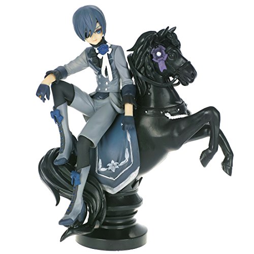 CoolChange Figura de la colección de Ciel Phantomhive de Black Butler en su Caballo