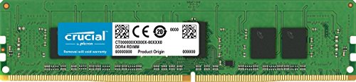 Crucial CT4G4RFS8266 - Memoria RAM de 4 GB (DDR4, 2666 MT/s, PC4-21300, Single Rank x8, ECC, Registered, DIMM, 288 Pin)