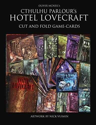 Cthulhu Parlour "Hotel Lovecraft" Cut and fold Game-Cards (Cthulhu Parlour: Interactive adventures 1-5 players)