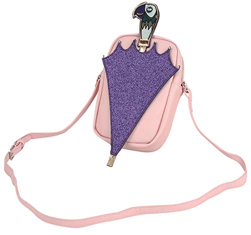 DISNEY Disney Mary Poppins Glitter Umbrella Shaped Shoulder Bag with Shoulder Strap Bolsa Escolar 30 Centimeters Multicolor (Pink)