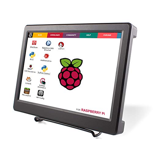 ELECROW - Monitor portátil Raspberry Pi, 10,1 pulgadas, 2K, 2560 × 1600, HDMI/DP-IPS, monitor para Raspberry Pi, ordenador portátil, consolas de videojuegos