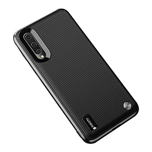 Funda Xiaomi Mi 9 Smartphones, Carcasa Silicona Suave, Anti-rasguños Protección Teléfono Case Simple Fácil de Instalar para Xiaomi Mi CC9 / Mi CC9e (Xiaomi Mi 9, Negro)