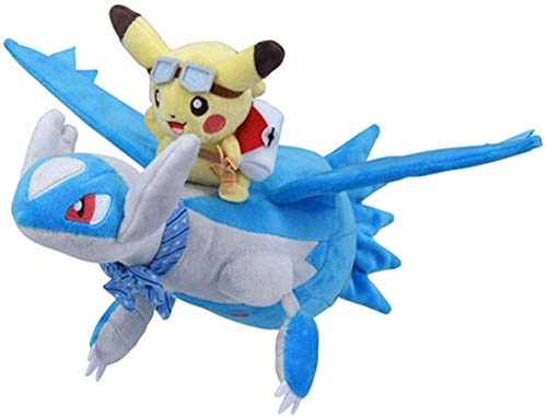 GYINK Pocket Monster Plush Pokemon Doll Pikachu Latias Latios Lapras PP Algodón Muñeco de Peluche Suave Juguetes para niños 27cm