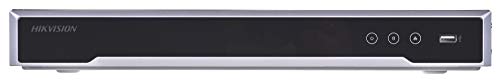 Hikvision DS-7616NI-K2 Embedded Plug & Play 4K NVR - Grabador de vídeo en red, Negro