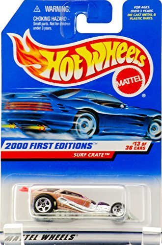 Hot Wheels 2000 First Editions Moc Surf Crate by
