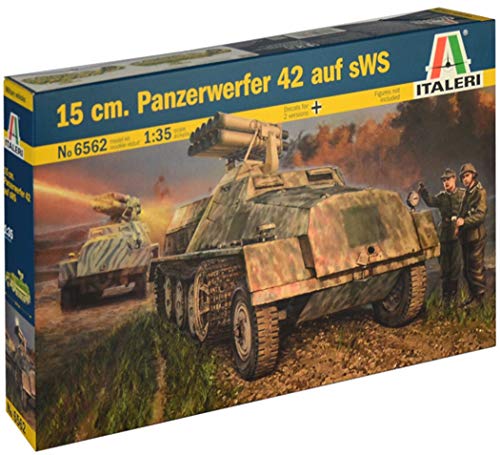 Italeri 6562 Modelo de plástico para Montar Medios Militares Segunda Guerra Mundial 15 cm Panzerwerfer 42 Auf SWS Model Kit Escala 1:35