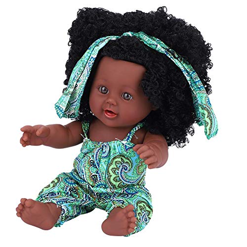 Juguetes de baño Baby Doll, Artificial Bebé recién nacido Realista de cuerpo completo Muñeca Reborn Juegos interactivos Juguetes para niños Regalo de cumpleaños para niñas (Green Floral Jumpsuit)