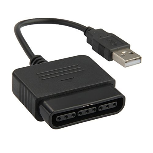 kentop adaptador convertidor Cable para PS2 a PS3 PC USB Gamepad Controlador Cable Compatible