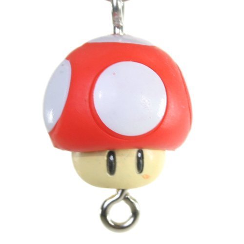 New Super Mario Brothers Wii Swinger - Part 2 - Power-Up Mushroom (2.5 cm Figure) by YUJIN