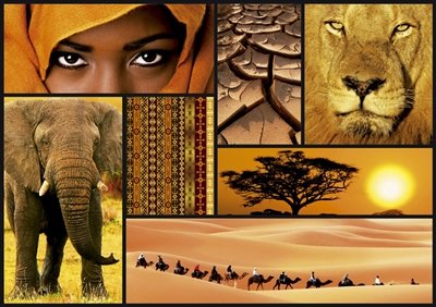 Puzzles Educa - Puzzle Colores De África, 1000 Piezas (16293)