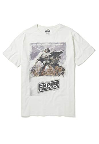 Recovered Star Wars Empire Strikes Back Poster Crudo Slub Camiseta
