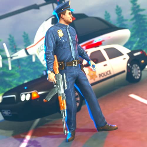 Simulador de conducción de vehículos de coche de policía