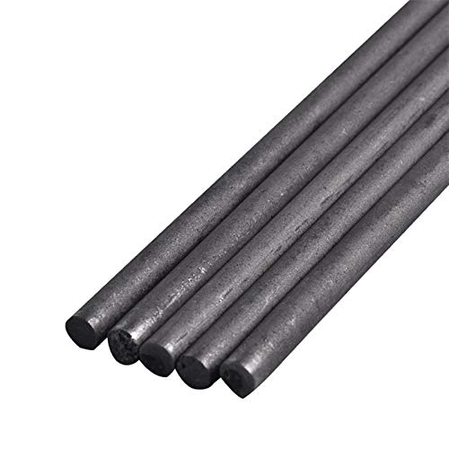 Soldar electrodos de barra 5 unids/lote 99.99% barra de carbono Barra de grafito 3-18mm x 100 mm Electrodo de grafito Cilindro Resistencia a la corrosión Enseñanza conductora (Diameter : 5mm)