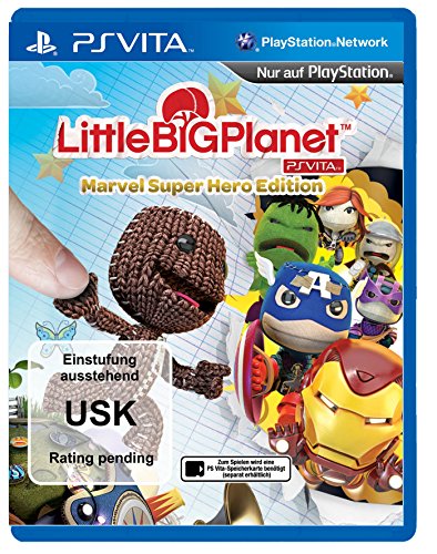 Sony LittleBigPlanet Marvel Super Hero Edition PS Vita Básico PlayStation Vita Alemán vídeo - Juego (PlayStation Vita, Plataforma, Modo multijugador, E (para todos))