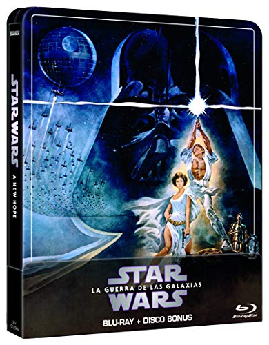 Star Wars Ep IV: Una nueva esperanza (Edición remasterizada) - Steelbook 2 discos (Película + Extras) [Blu-ray]