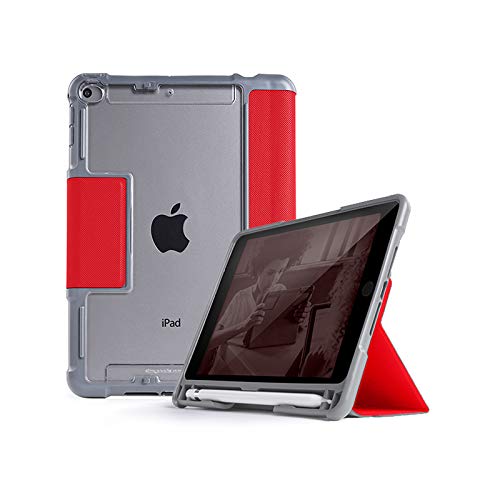 STM Dux Plus - Carcasa para iPad Mini 5ª generación, Color Rojo