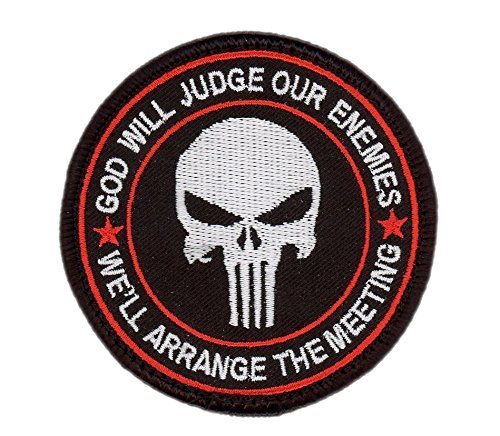 Titan One Europe Hook Patch Bleeding Red Special Forces Punisher Seal ODA Navy by Titan One Patch Parche Bordado Fijación Gancho by
