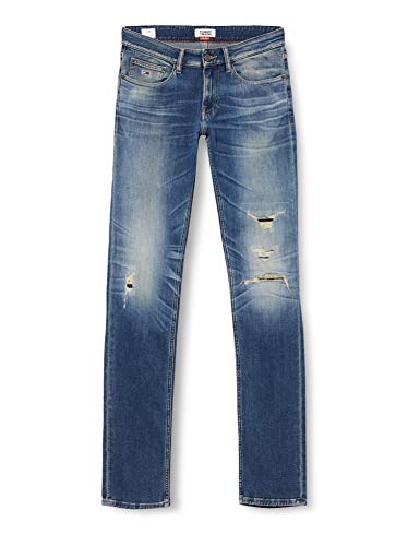 Tommy Jeans Hombre Scanton Slim Wstrmd Straight Jeans, Azul (Wister Mid Blue Com Ds A), W29/L32