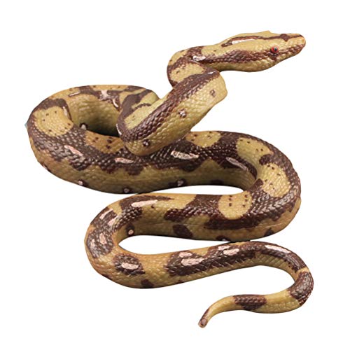 Toyvian Halloween High Simulation Python Model Toy Big Realistic Snake Halloween Tricky Creepy Broma Scary Snake Toy