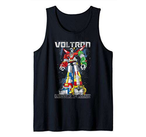 Voltron: Retro Defender Space Distressed Camiseta sin Mangas