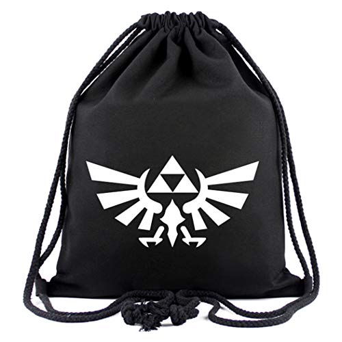 WANHONGYUE The Legend of Zelda Juego Mochila de Cuerda Bolsas de Gimnasia Deporte Gymsack Sackpack Nuevo 2