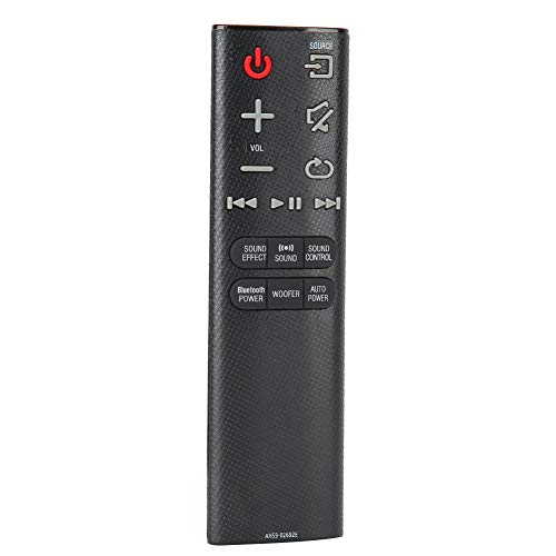 Annadue Control Remoto TV para Samsung, Mando a Distancia Negro de Barra de Sonido de Audio Bluetooth con Botones Grandes, Bajo Consumo, Multifunción, Control Remoto para Ps-Wj6000 Hw-J355 Hw-J450