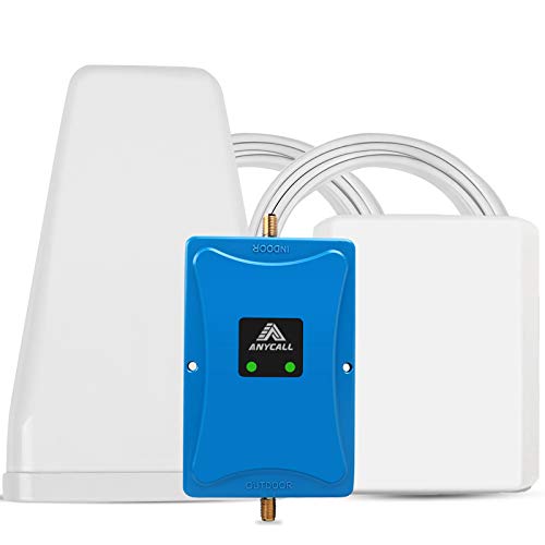 ANYCALL Amplificador Señal Movil 4G/3G/2G Repetidor gsm 800/900MHz Mejorar la Red y Llamar Soporte Movistar/Orange/Vodafone para Casa/Oficina