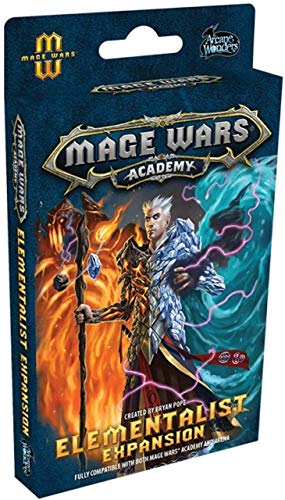 Arcane Wonders ARWACD06 Mage Wars Academy Elementalist Expansion, Multicolor