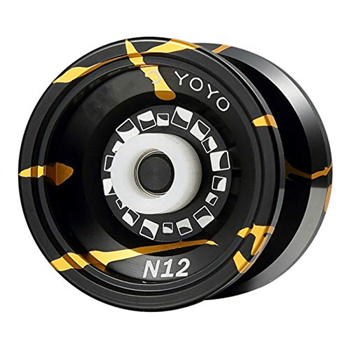 BECCYYLY Yo-yoMetal Yoyo Professional Yoyo Set Yo yo + Guante + Yo yo Aleación de Calidad Yoyo Juguetes clásicos Diabolo Regalo Juguete para niños