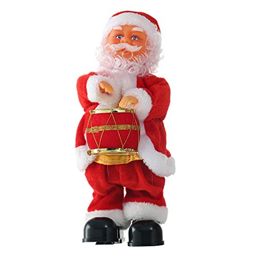 BESPORTBLE Twerking Santa Claus Navidad Musical Sacudiendo Caderas Bailando Santa Claus Juguetes Navidad Muñecas Eléctricas Regalos para Niños