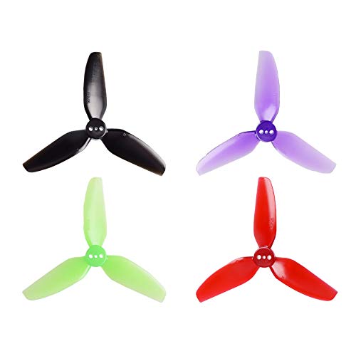 BETAFPV 16pcs HQ 3030 3-Blade Propeller 4 Color 3inch Tri-Blade Props with 1.5mm Sharps for 110X Motors Micro Quadcopter FPV Racing Drone