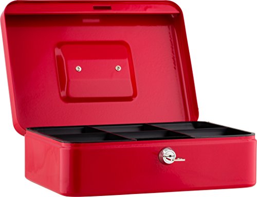 Caja para dinero Sax , color rojo B 25 x H 9 x T 18 cm