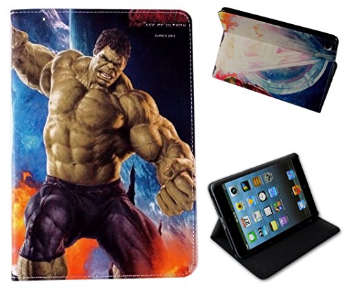 Carcasa para Apple iPad Mini 1, 2, 3, 4 y 5, diseño de Hulk USA Marvel