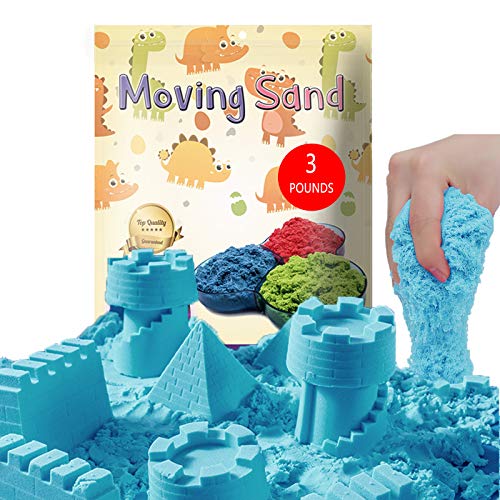 CROSOFMI Arena Magica Niños Super Cinética Color Sand Playa Juegos para Niños Chico Chica Mayores de 3 Años(Azul)