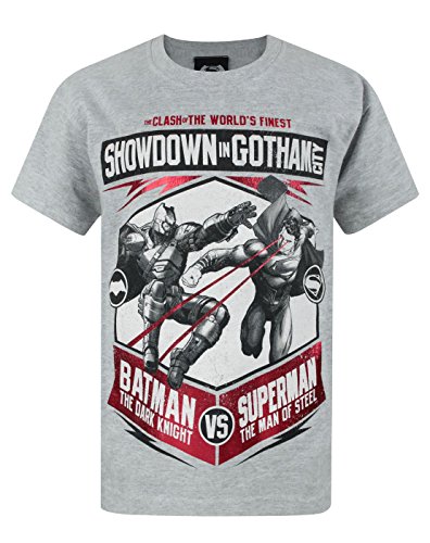 DC Comics Camiseta de Tirantes para niño Batman VS Superman Showdown Boy (3-4 Years)