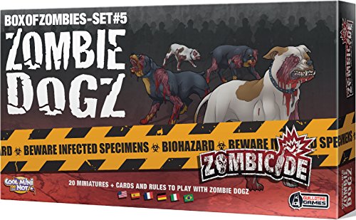 Desconocido Zombicide Box of Zombies: Zombie Dogz Set #5 - Juego de Mesa, para 6 Jugadores (CoolMiniOrNotInc. GUG0019) (Importado)